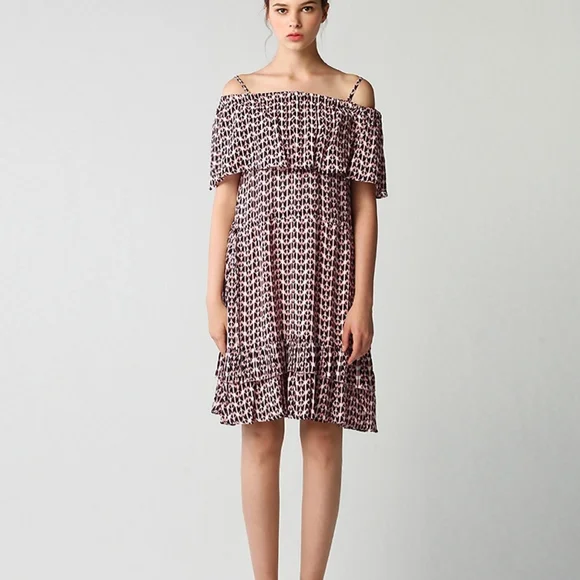 SPRING/ SUMMER DRESS Black Pink digital pattern dress - Picture 4 of 12